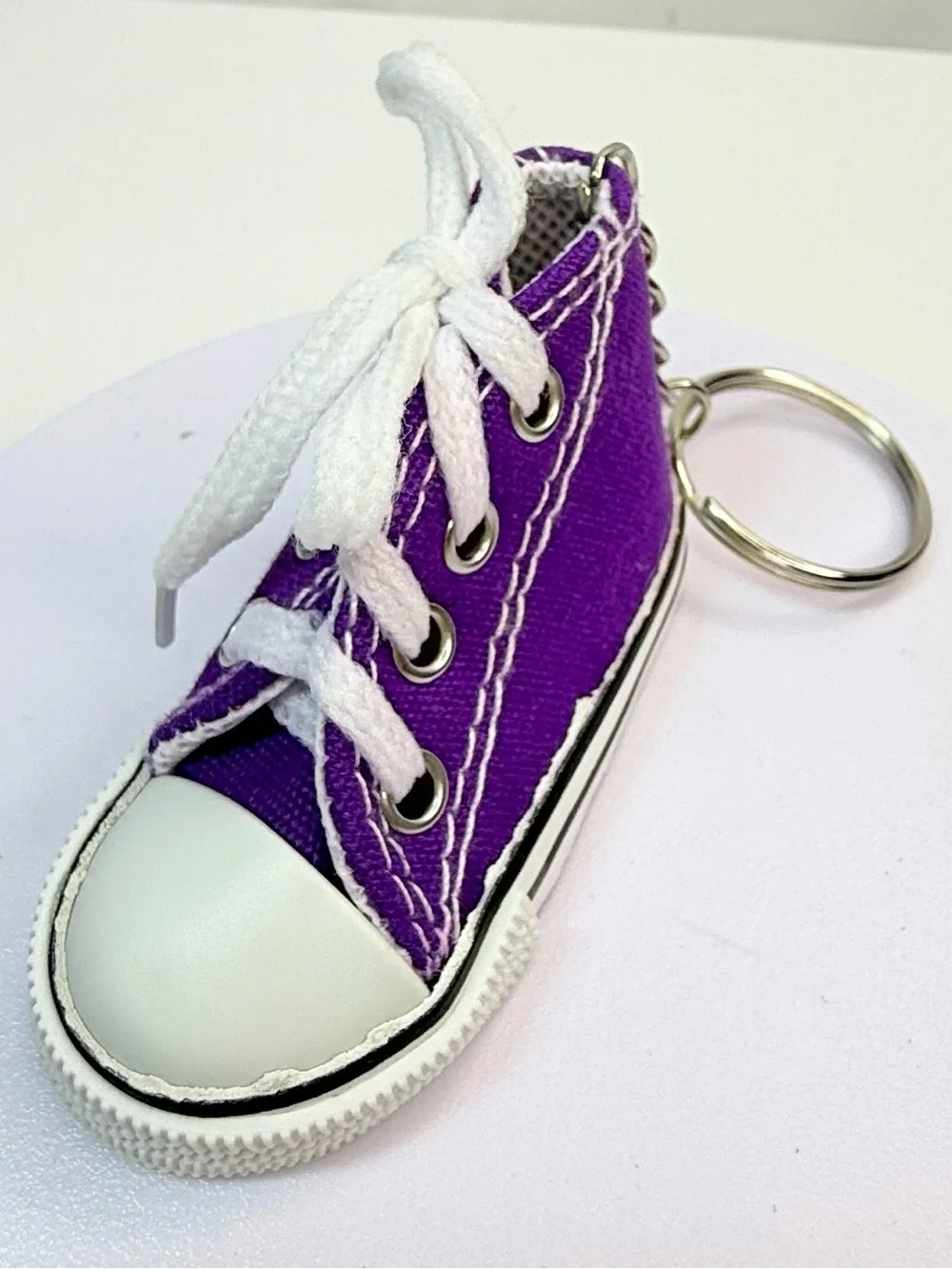 Purple Mini Sneaker Bag Charm, Key Ring or Keychain NWOT
